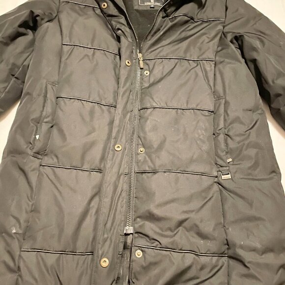 London Fog Womens Size XS Long Puffer Jacket Coat Flaws - Picture 5 of 16